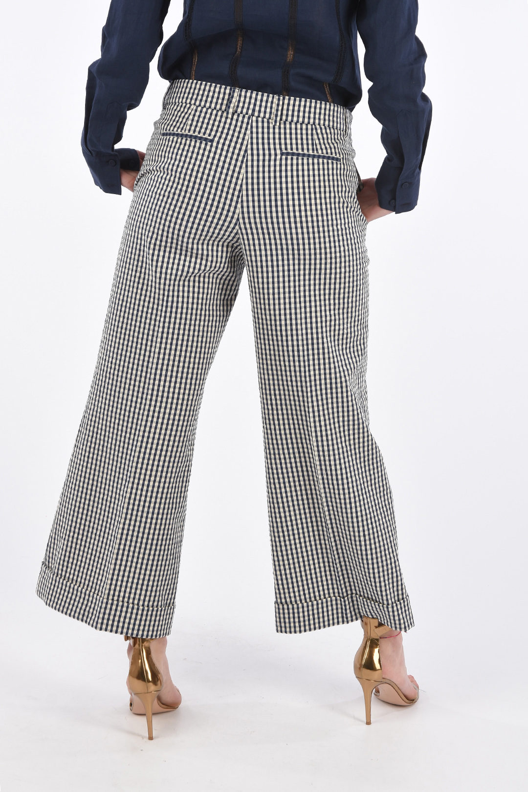 Quelle2 Gun Club Check MELODY Wide Leg Pants women - Glamood