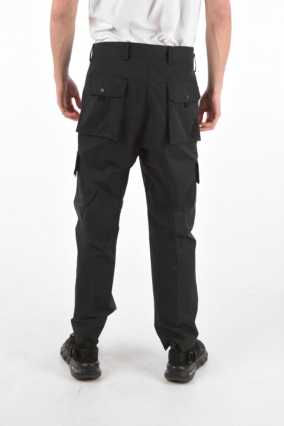 Moncler Half-lined Cargo Pants with Drawstring and Buttoning unisex men ...