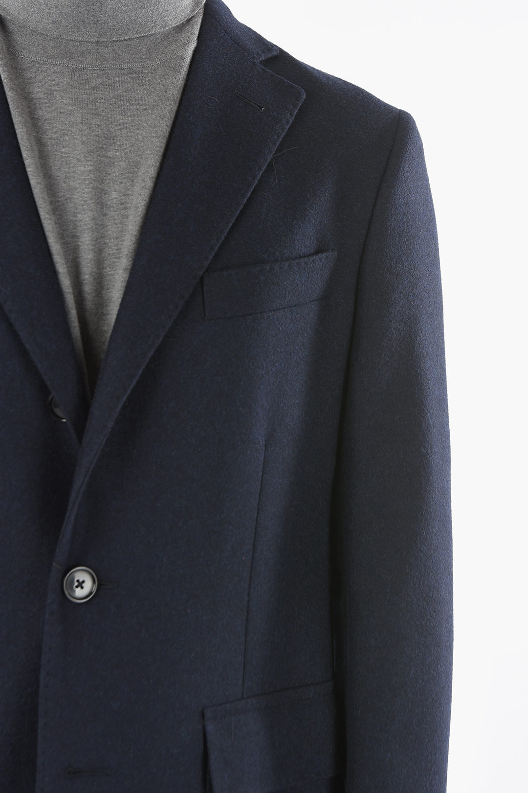 Corneliani Half-Lined Coat with Back Vent and Flap Pocket men - Glamood ...