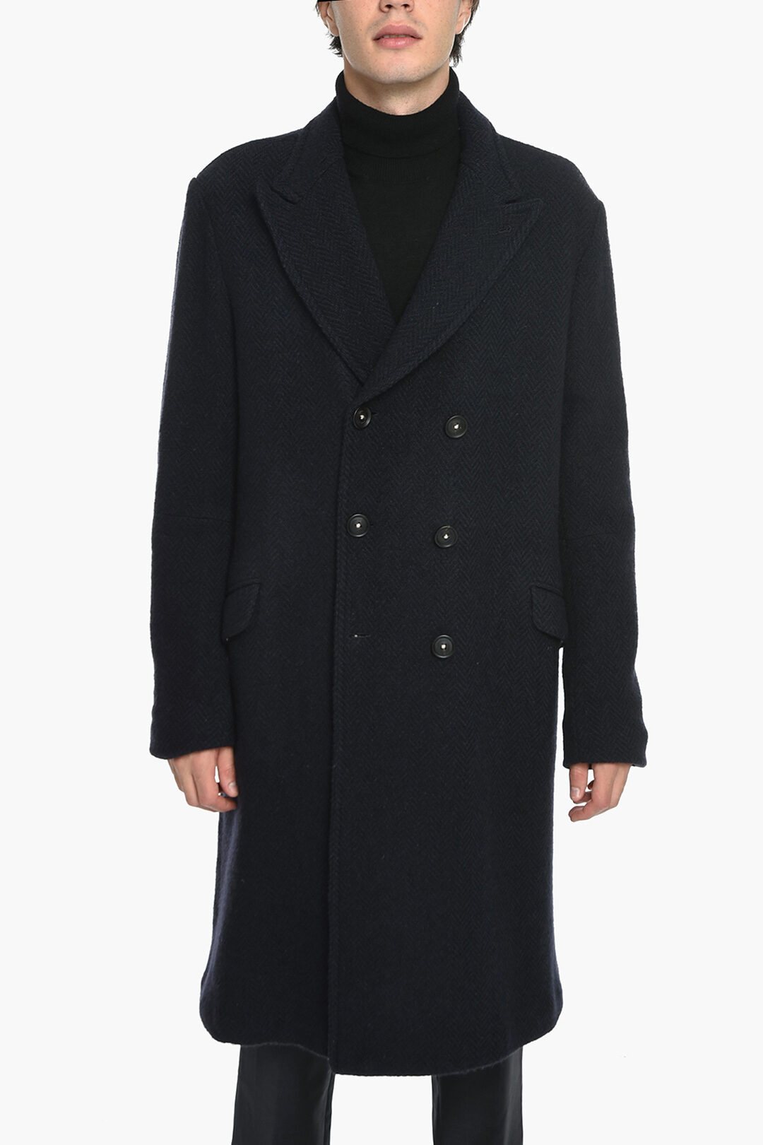 Massimo Alba Half-lined DODGE Coat with Double Breast men - Glamood Outlet
