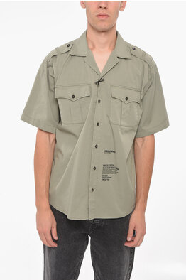 Sacai Bandana Print Short Sleeved Shirt With Pockets men - Glamood Outlet