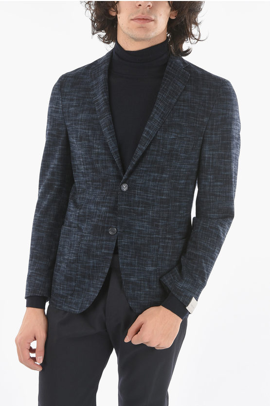 Corneliani Halfined Single Breasted Wool Blazer