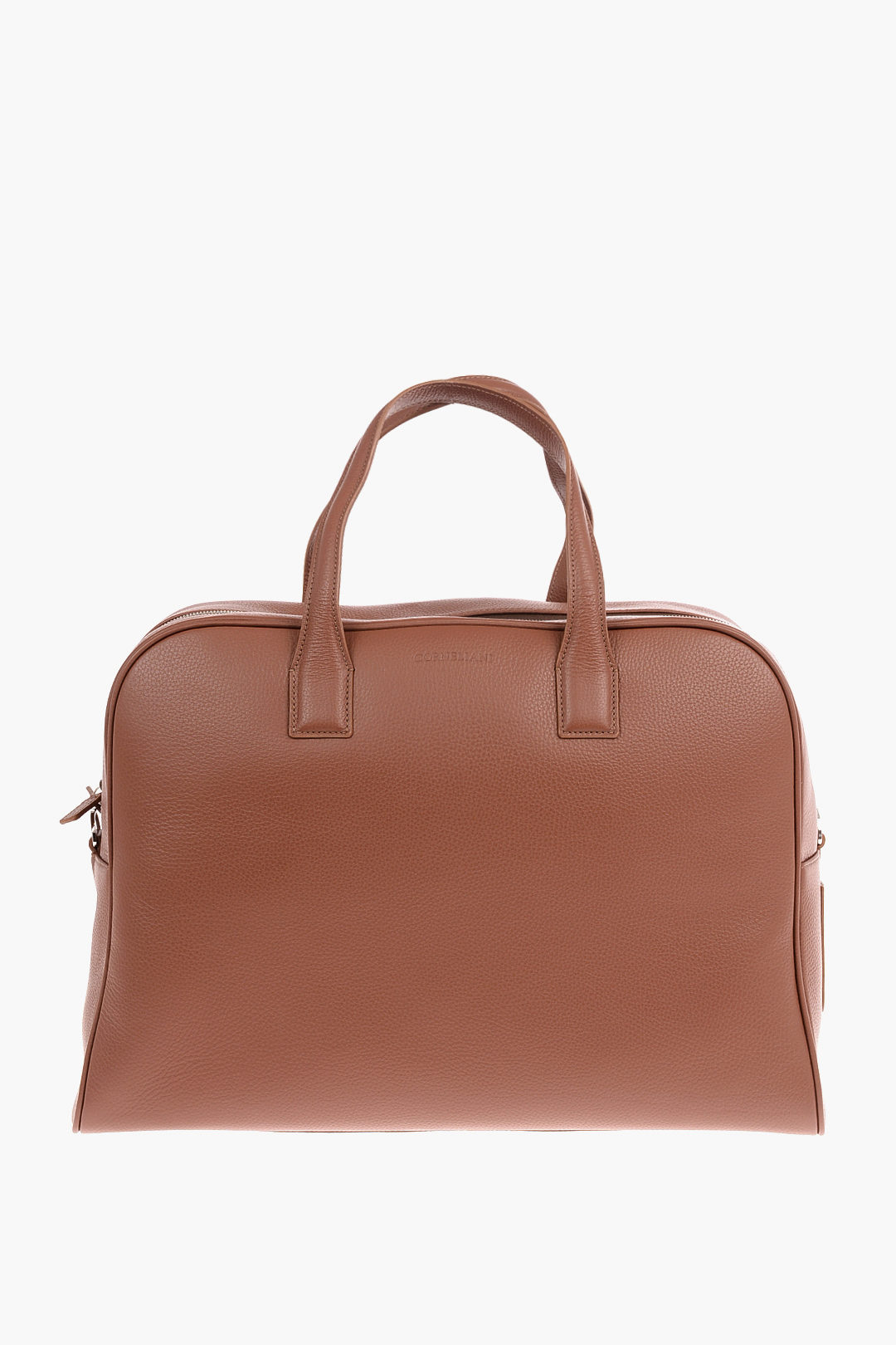 Corneliani Hammered Leather BOTTALATA Travel Bag men - Glamood Outlet