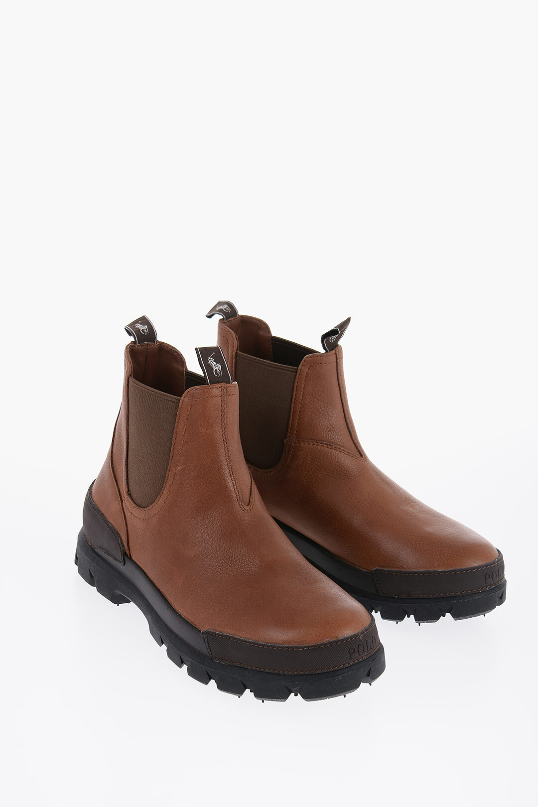 Polo ralph lauren leather boots deals