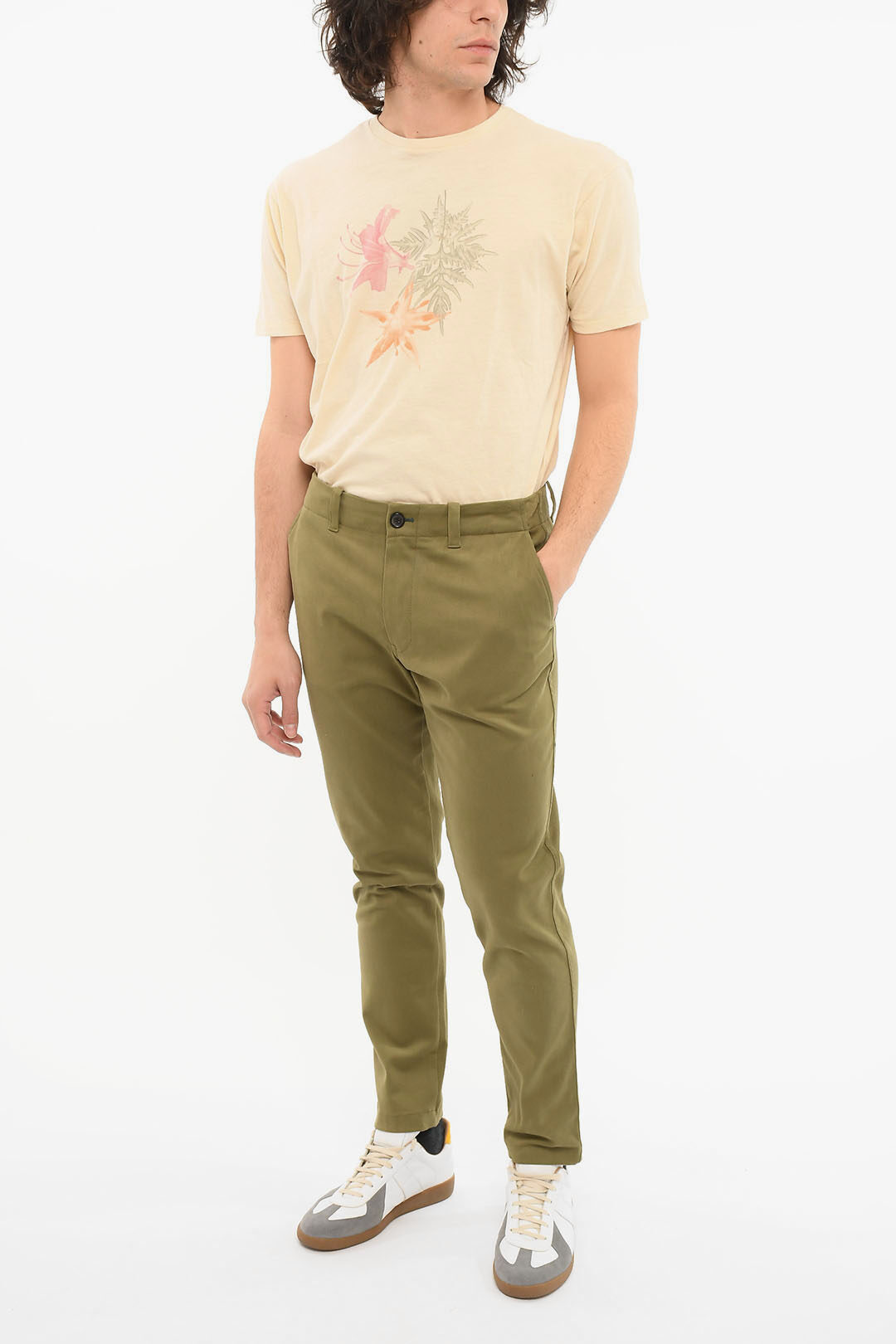 hAPPY Chino Trousers with Tapered Fit