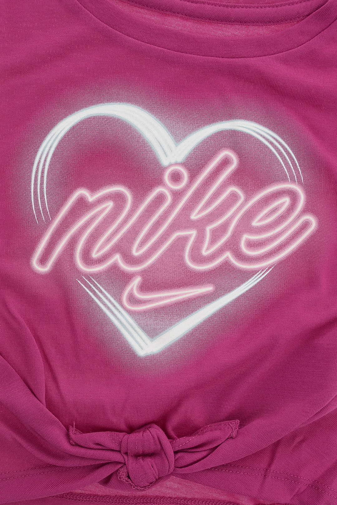 New! Girl's Nike Black Pink Heart Logo Tee and Leggings Outfit Size 4 