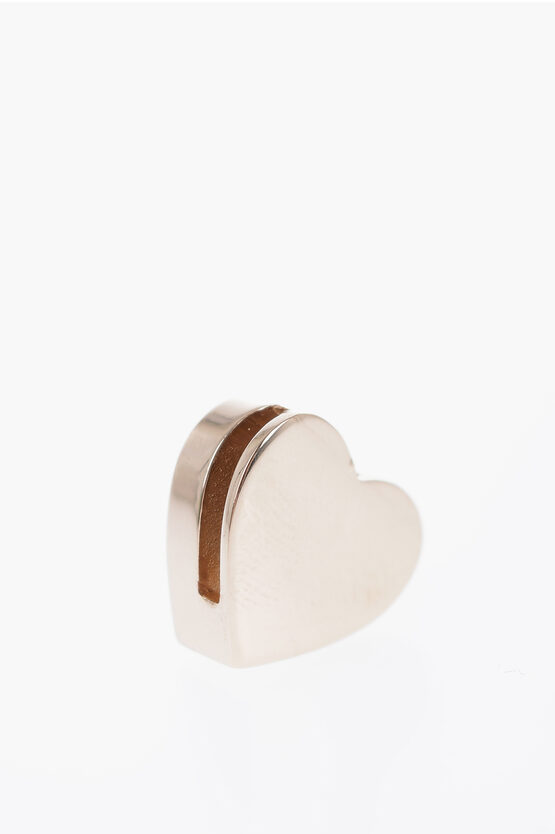 Shop Dior Heart-shaped Metal Shoulder Strap Charm