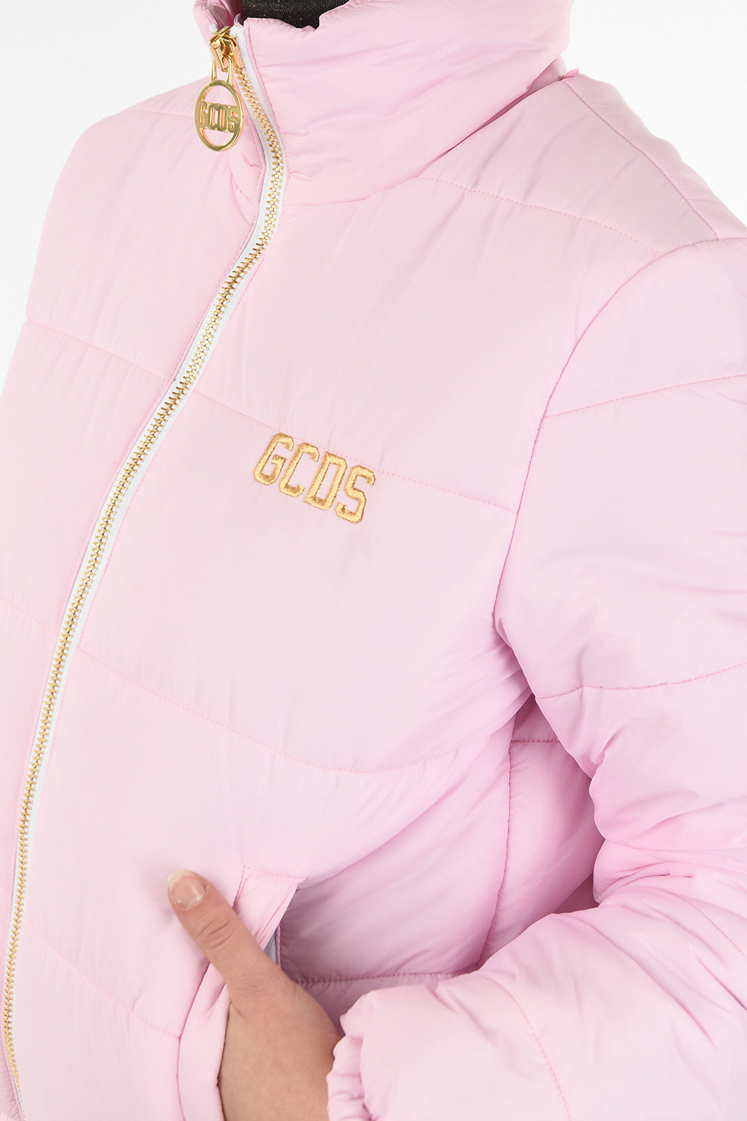 Hello Kitty Monogram Puffer Jacket: Women Outerwear Brown | Gcds