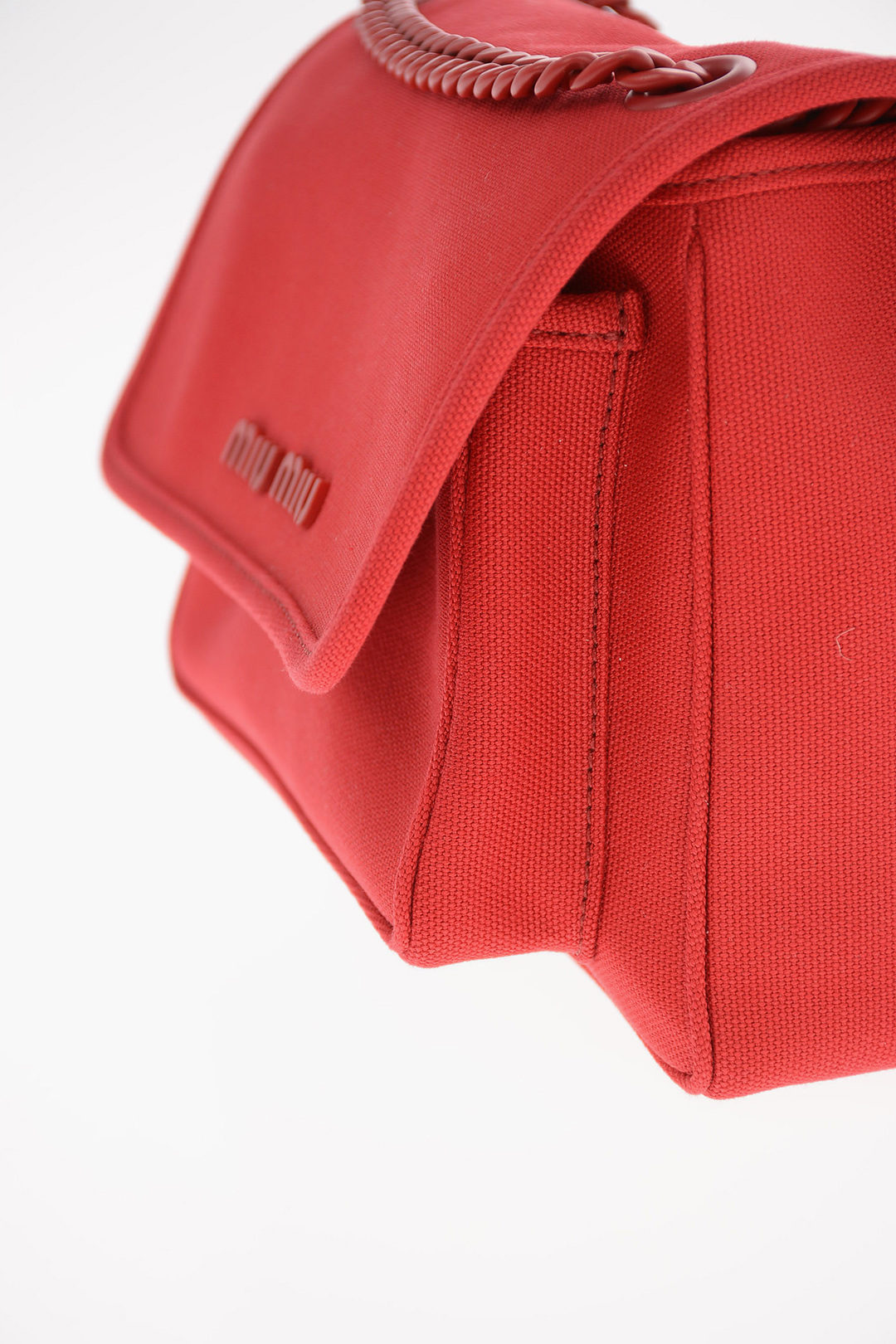 Miu Miu M.M. Paris Collaboration Shoulder Bag Red 22cm x 15cm x 6cm マチ :  約6cm