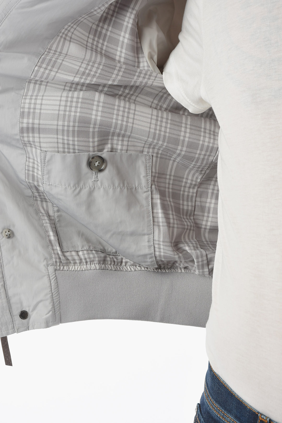 Woolrich Hidden Closure CLUB Jacket with Flap Pockets men Glamood Outlet