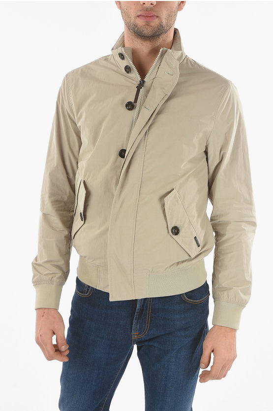 Woolrich Hidden Closure CLUB Jacket with Flap Pockets men Glamood Outlet