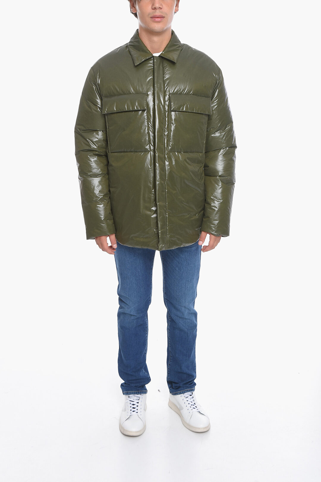 Jil Sander Hidden Zip RECYCLED Saharan Down Jacket men - Glamood