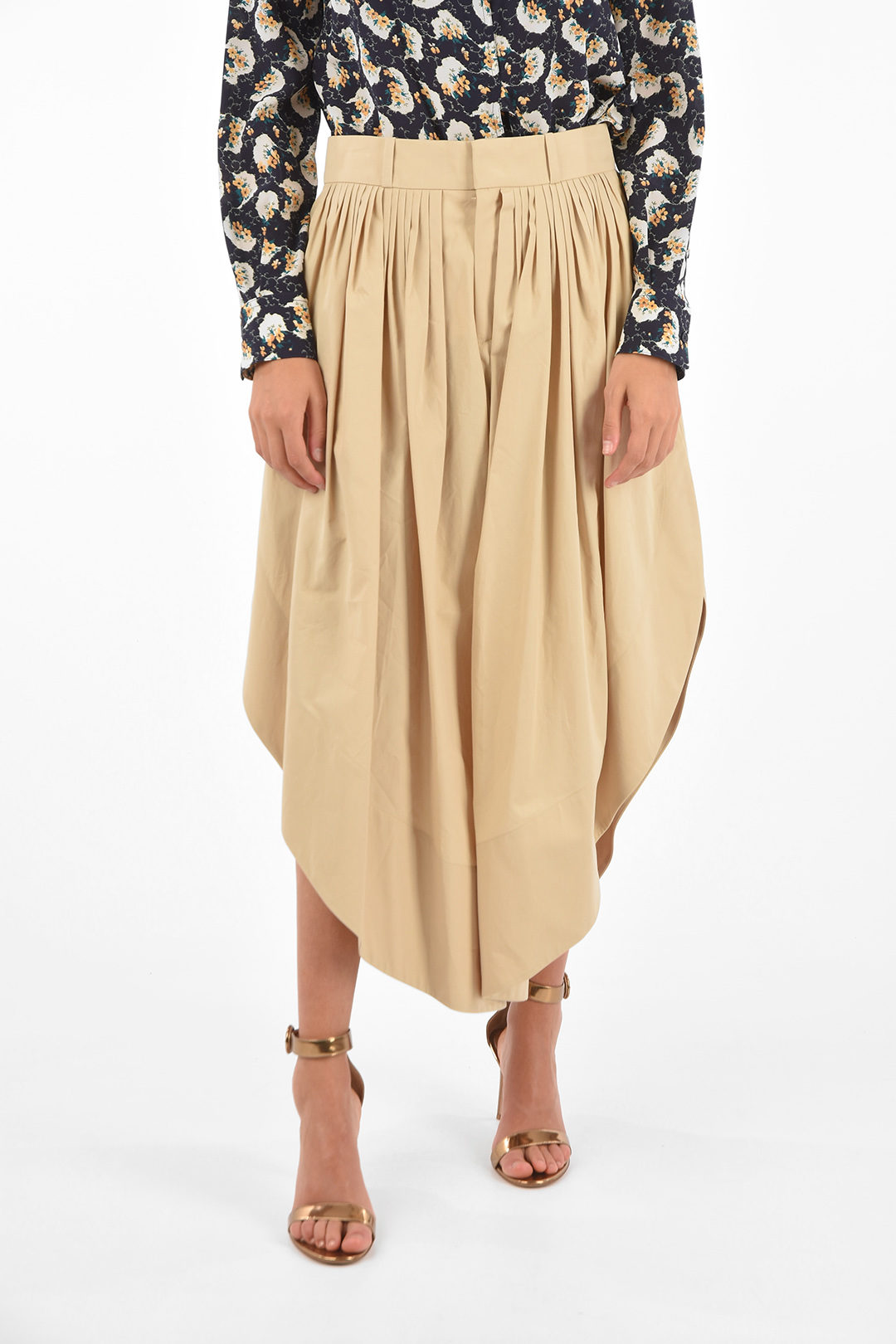 Chloe high-rise waist jetted pocket harem pants women
