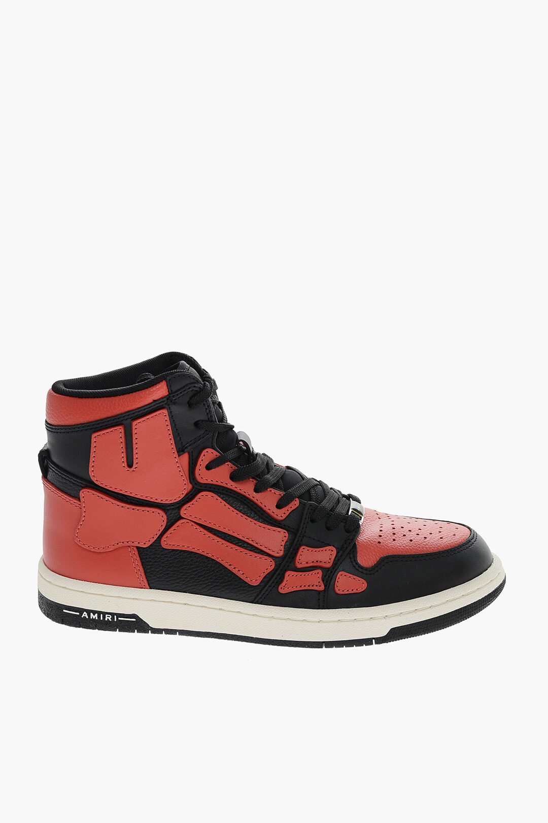 HOT Leather Sneakers Mike Amiri Skel Tops Amiri High-top SKEL