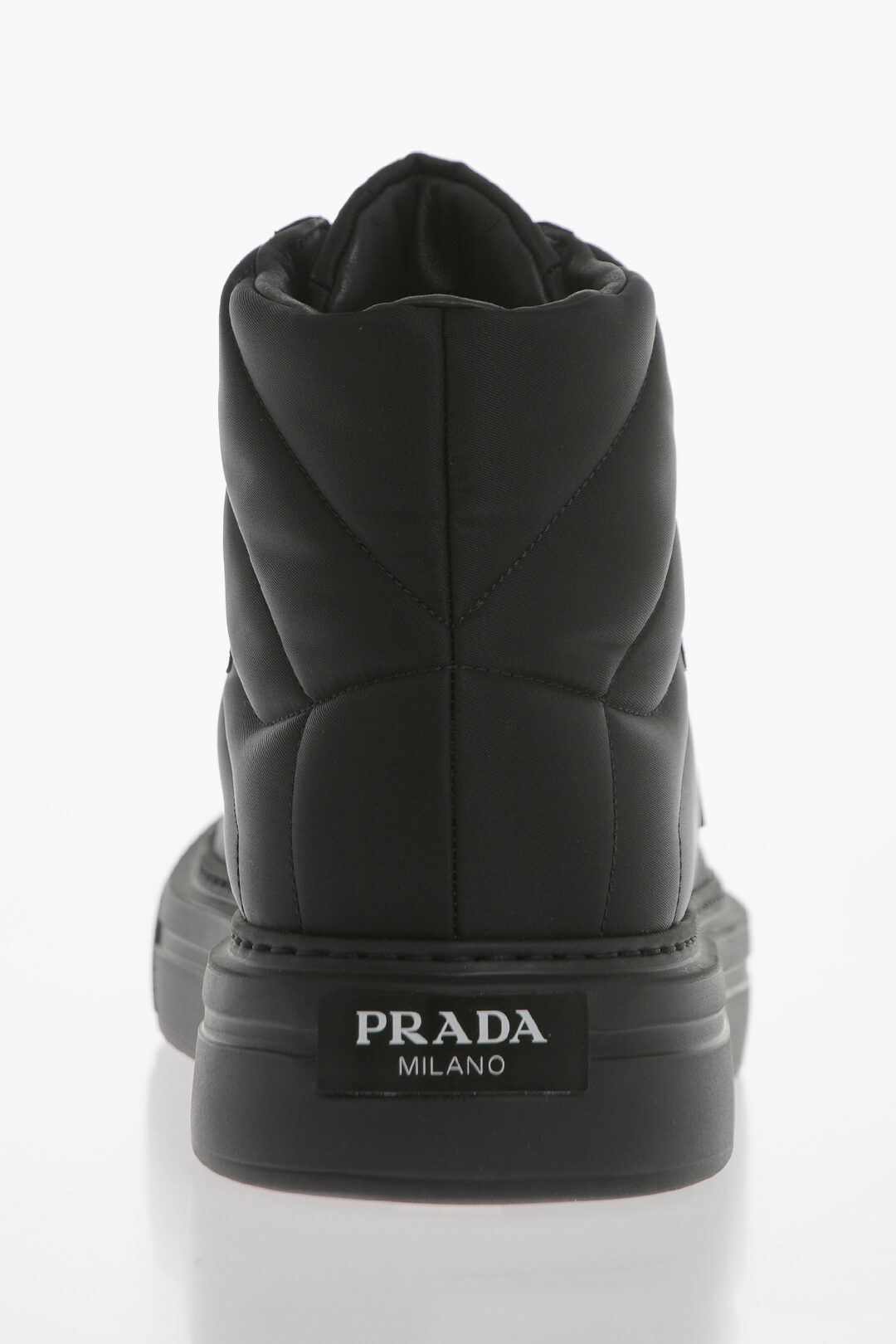 Prada High-Top Sneakers With leather Details men - Glamood