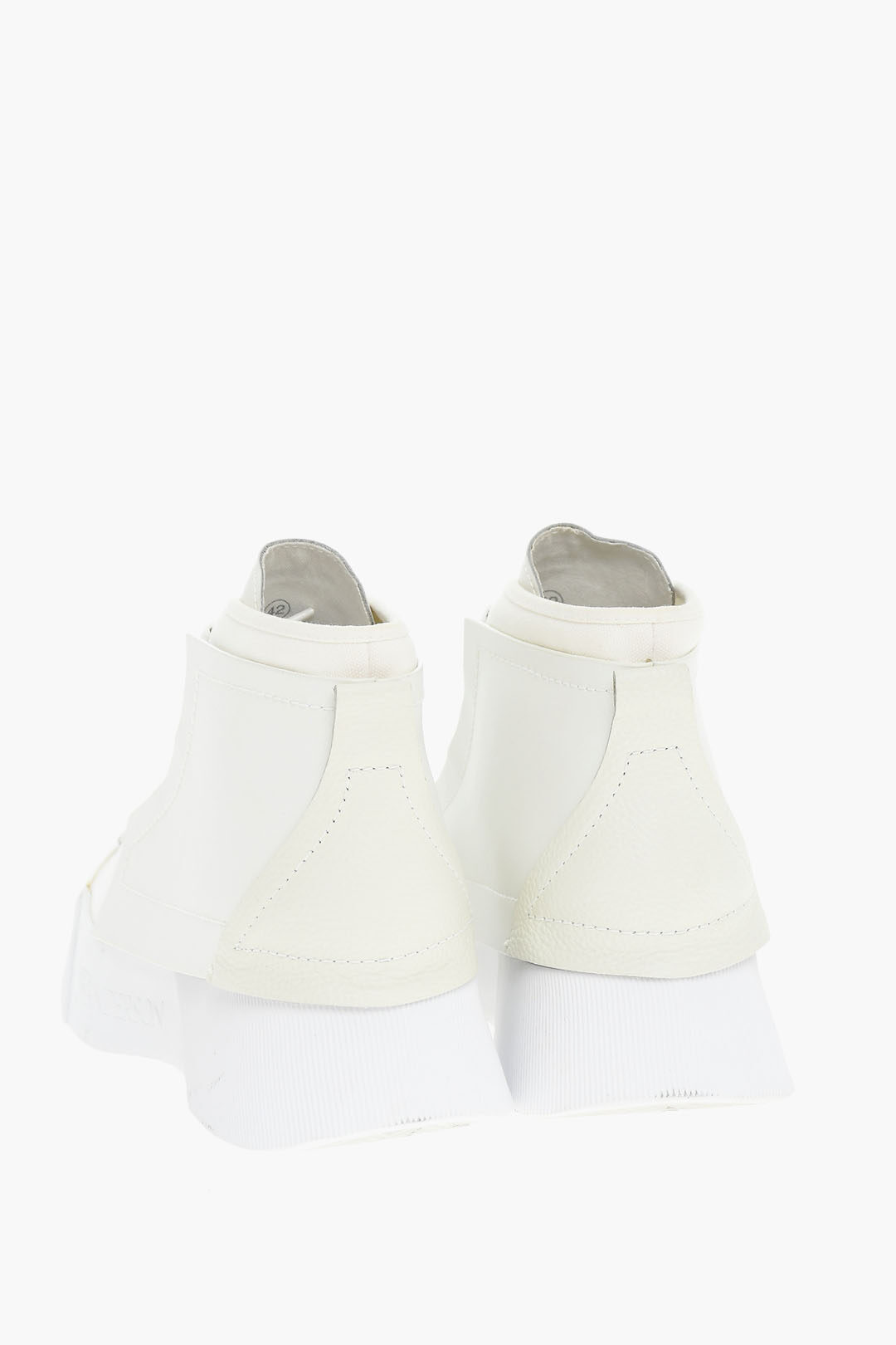 J.W.Anderson High-Top Sneakers With Leather Panels And Logoed Laces men ...