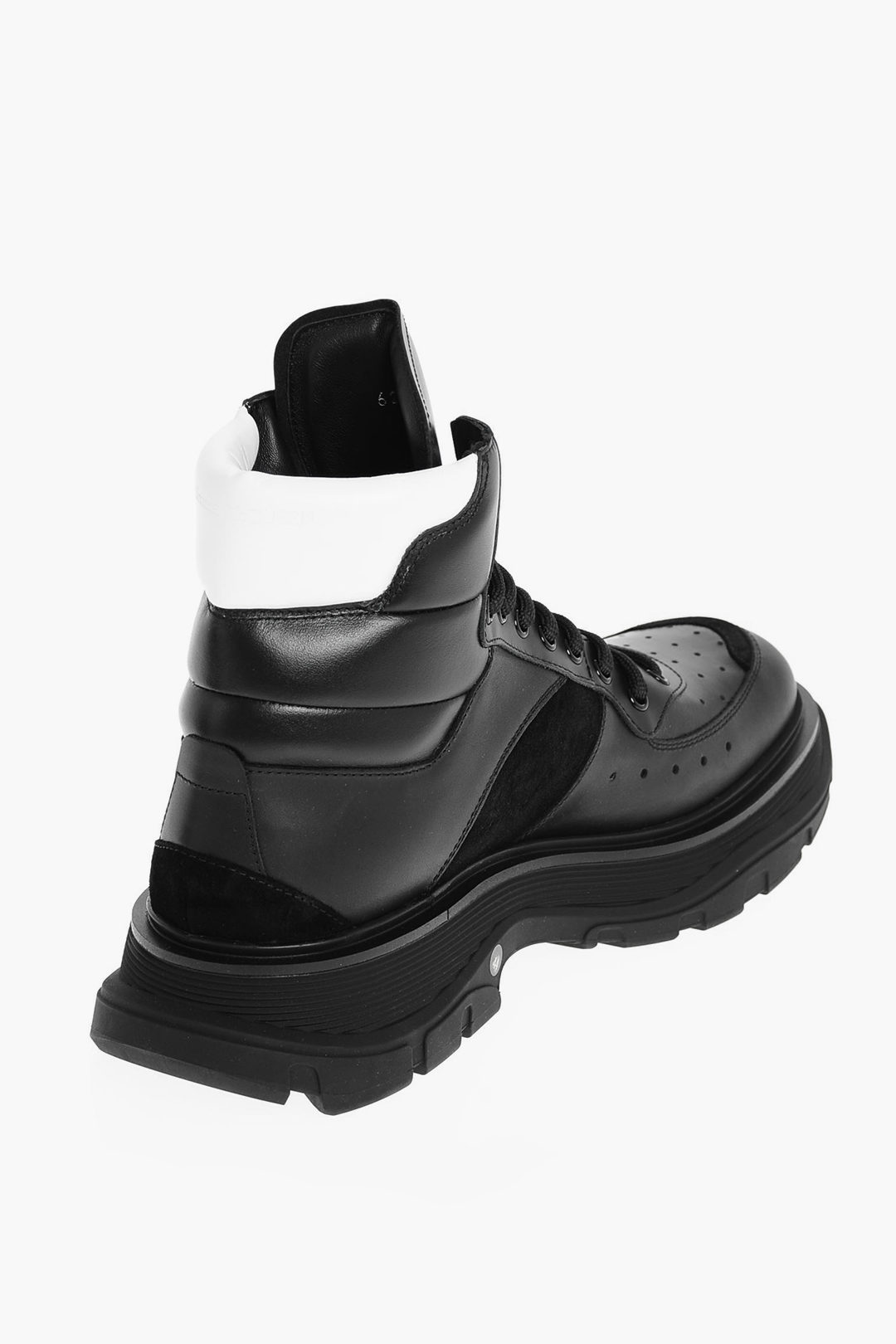 Alexander McQueen High Top Sneakers with Statement Sole men Glamood