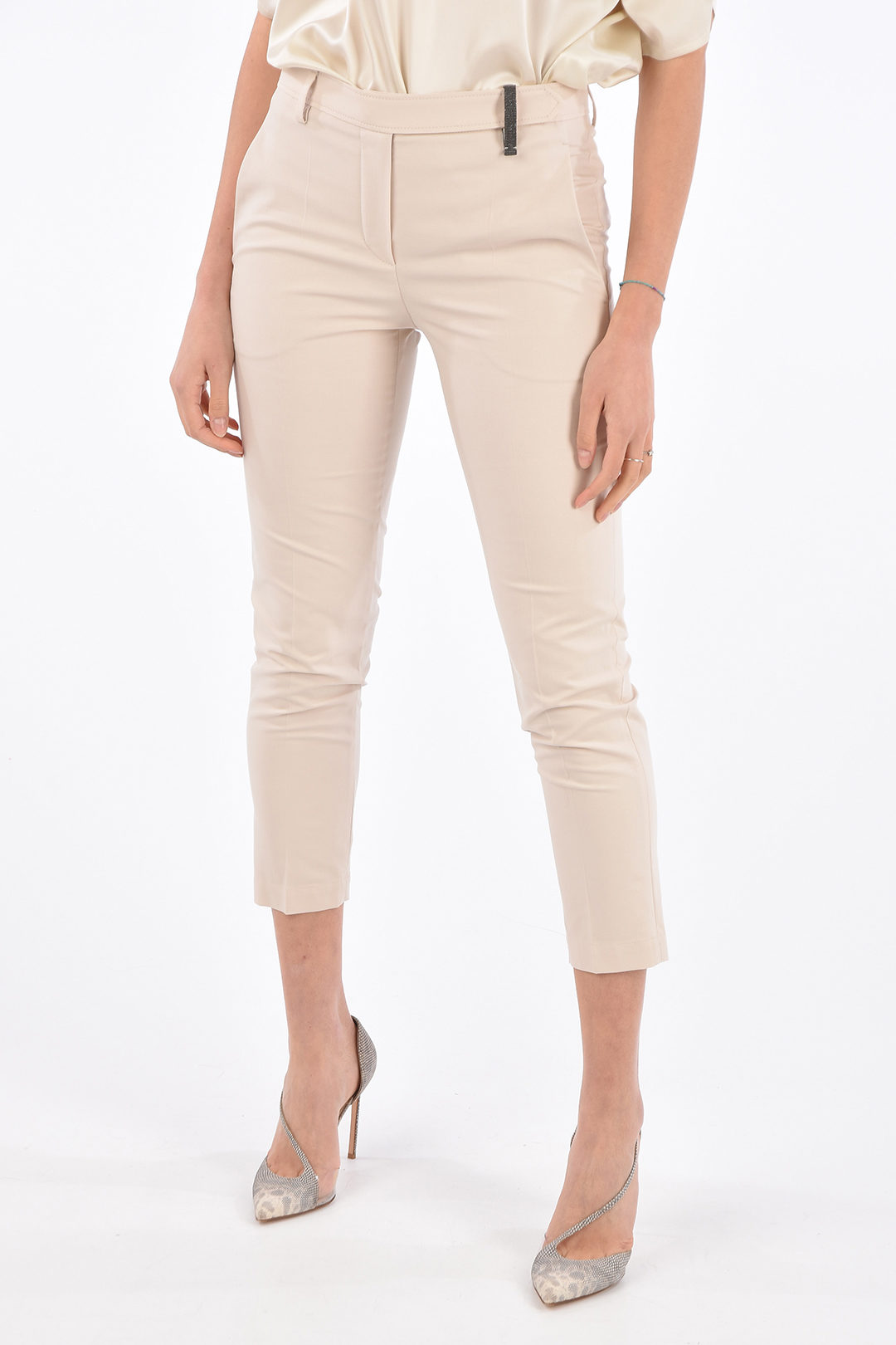 Brunello Cucinelli High Waist Cropped 