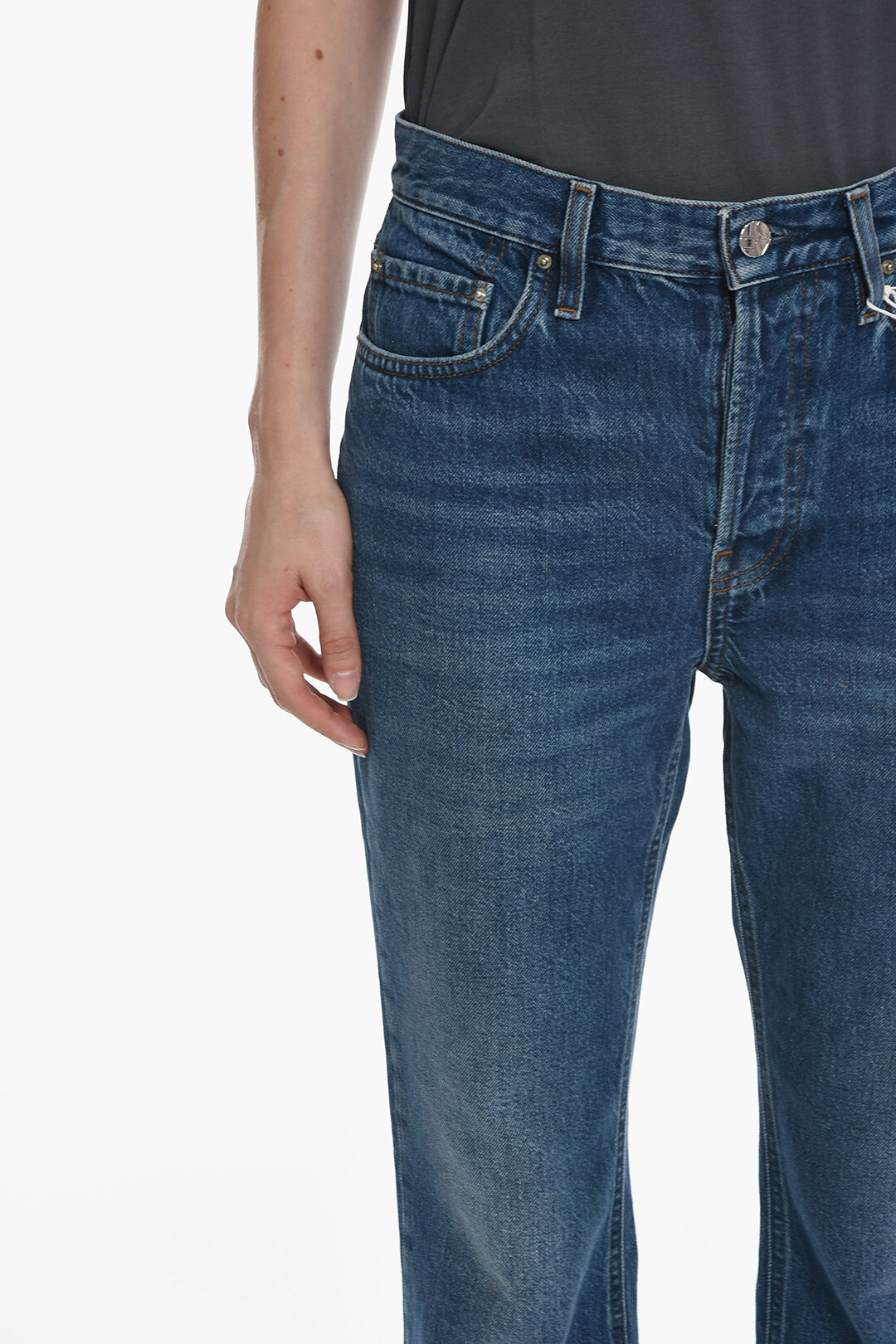 Totême High-Waist KICK Flared Jeans 23cm women - Glamood Outlet