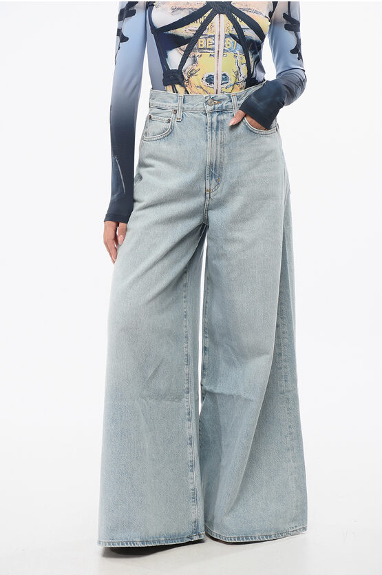 Agolde High Waist Nolan Flared Jeans 41cm In Blue