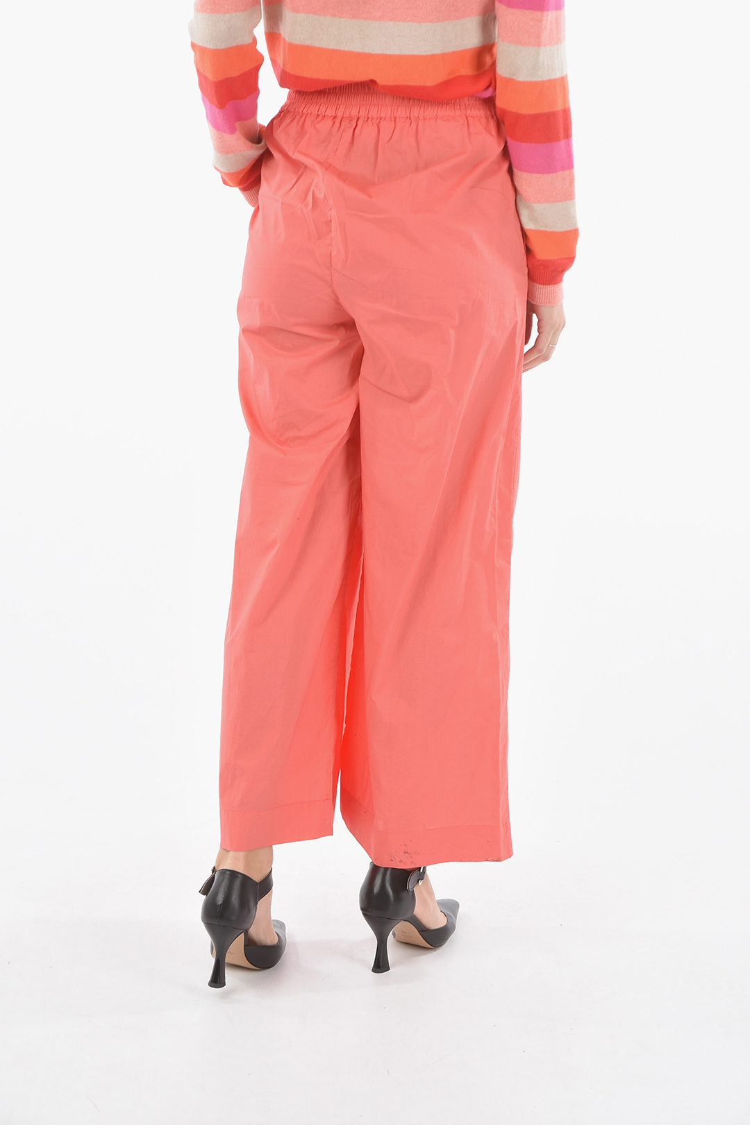 Woolrich High Waist Popeline Cotton Yoga Pants women - Glamood Outlet