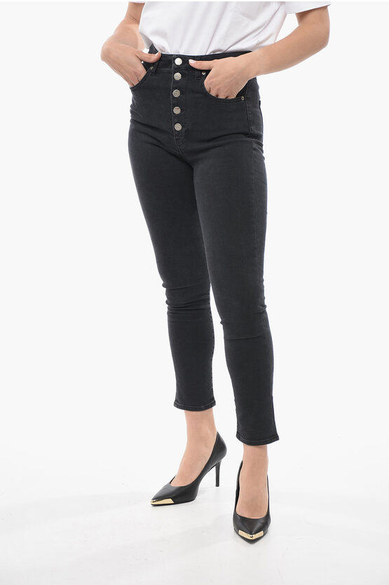 Compagnia Del Denim High Waist Sim Fit Feliz Jeans With Logoed Jeans 13,5cm
