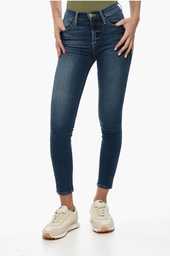 Shop Frame High Waist Skinny Fit Jeans