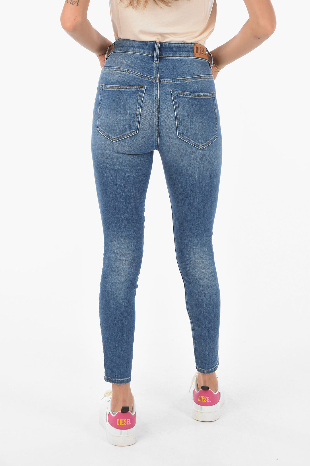 high waist SLANDY-HIGH super skinny fit jeans