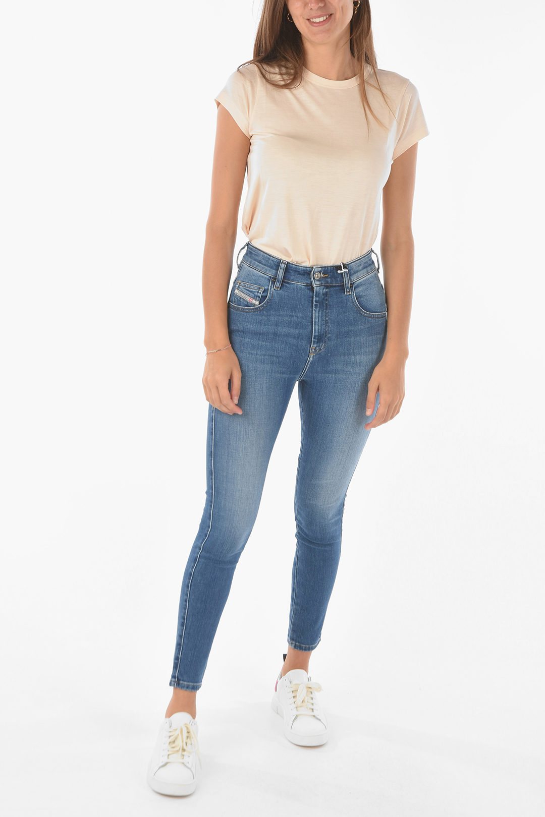 Diesel high waist SLANDY-HIGH super skinny fit jeans women