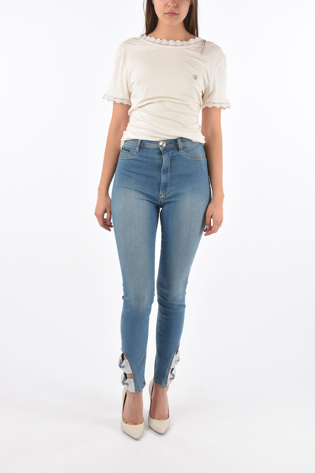 Philipp Plein high waist slim fit 