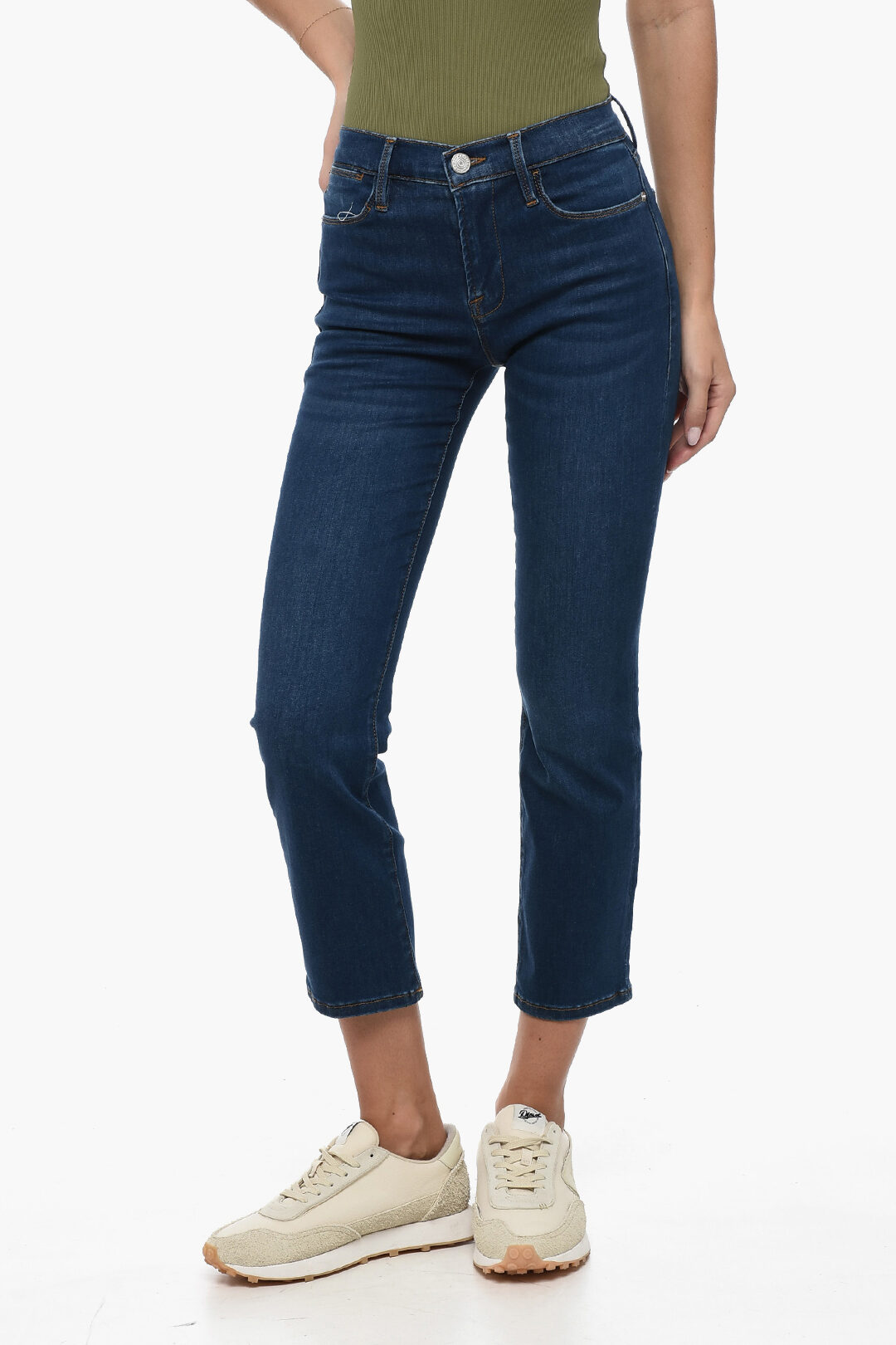 【送料&関税込】Frame High Waist Straight-leg Jeans Frame High-Waist Straight Leg Jeans 17,5cm women - Glamood