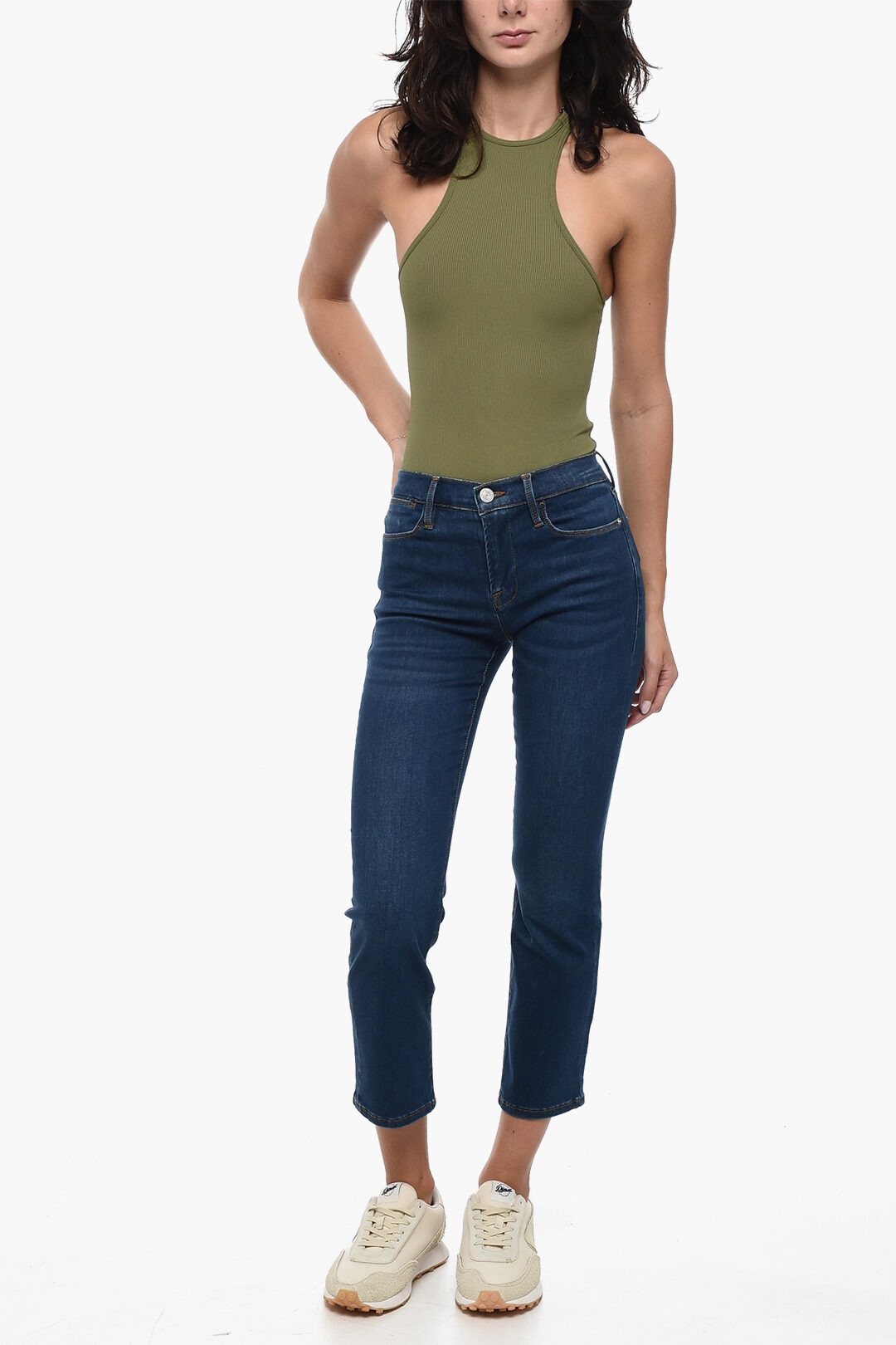 【送料&関税込】Frame High Waist Straight-leg Jeans Frame High-Waist Straight Leg Jeans 17,5cm women - Glamood