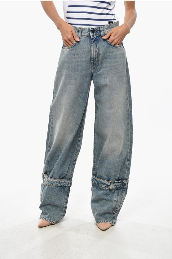 Haikure High Waist Wide Leg Hurley Jeans 23cm In Blue