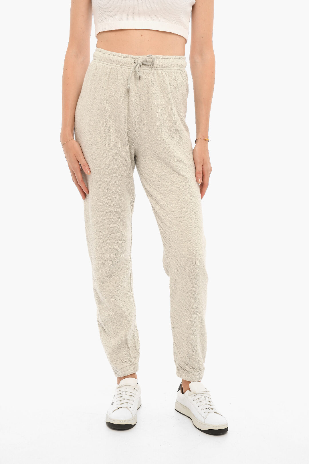 American Vintage High-Waisted Cotton Joggers women - Glamood Outlet