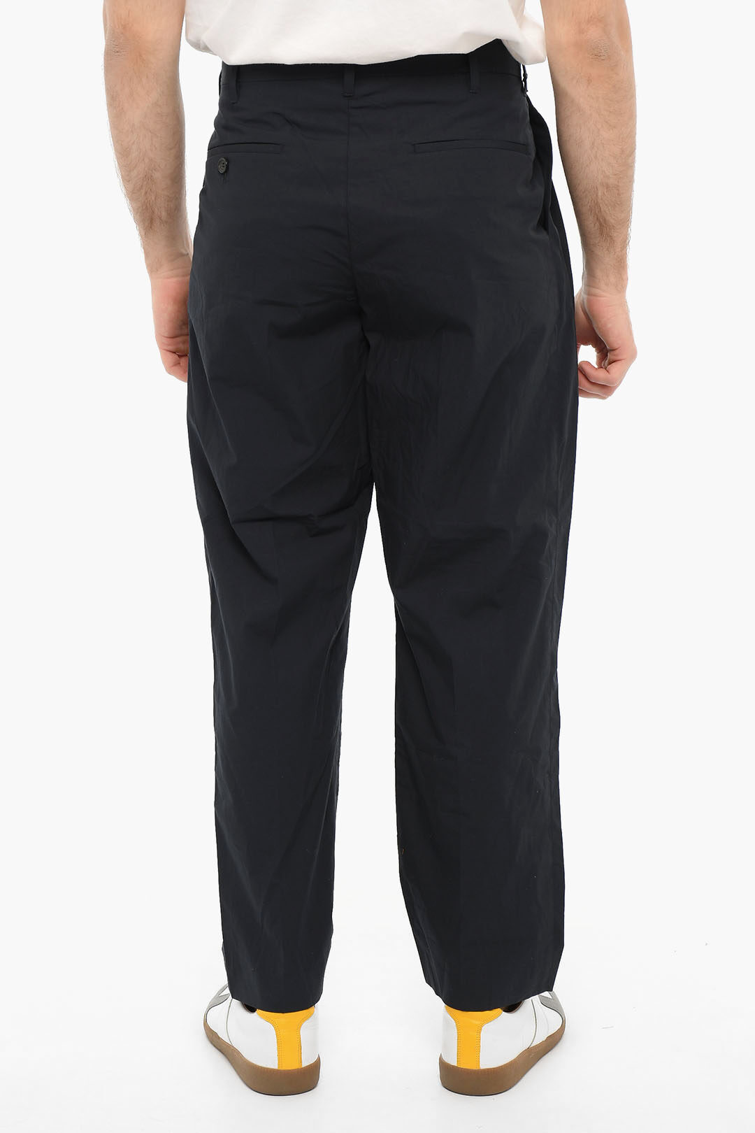 High Waisted Pleated Pants, Work Trousers