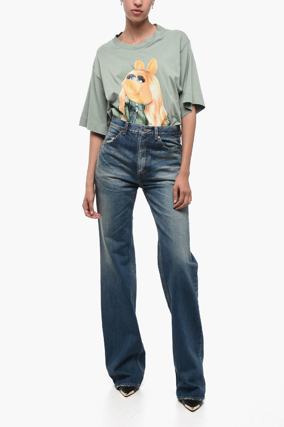 デニム・ジーパン Saint Laurent Straight-Fit Jeans In Denim SAINT LAURENT Straight-Leg Jeans for Men | MR PORTER