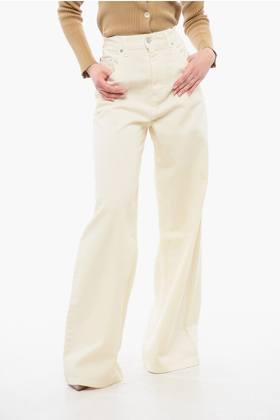 Shop Margaux Lonnberg High-waisted Wide Leg Parker Flared Jeans 34cm