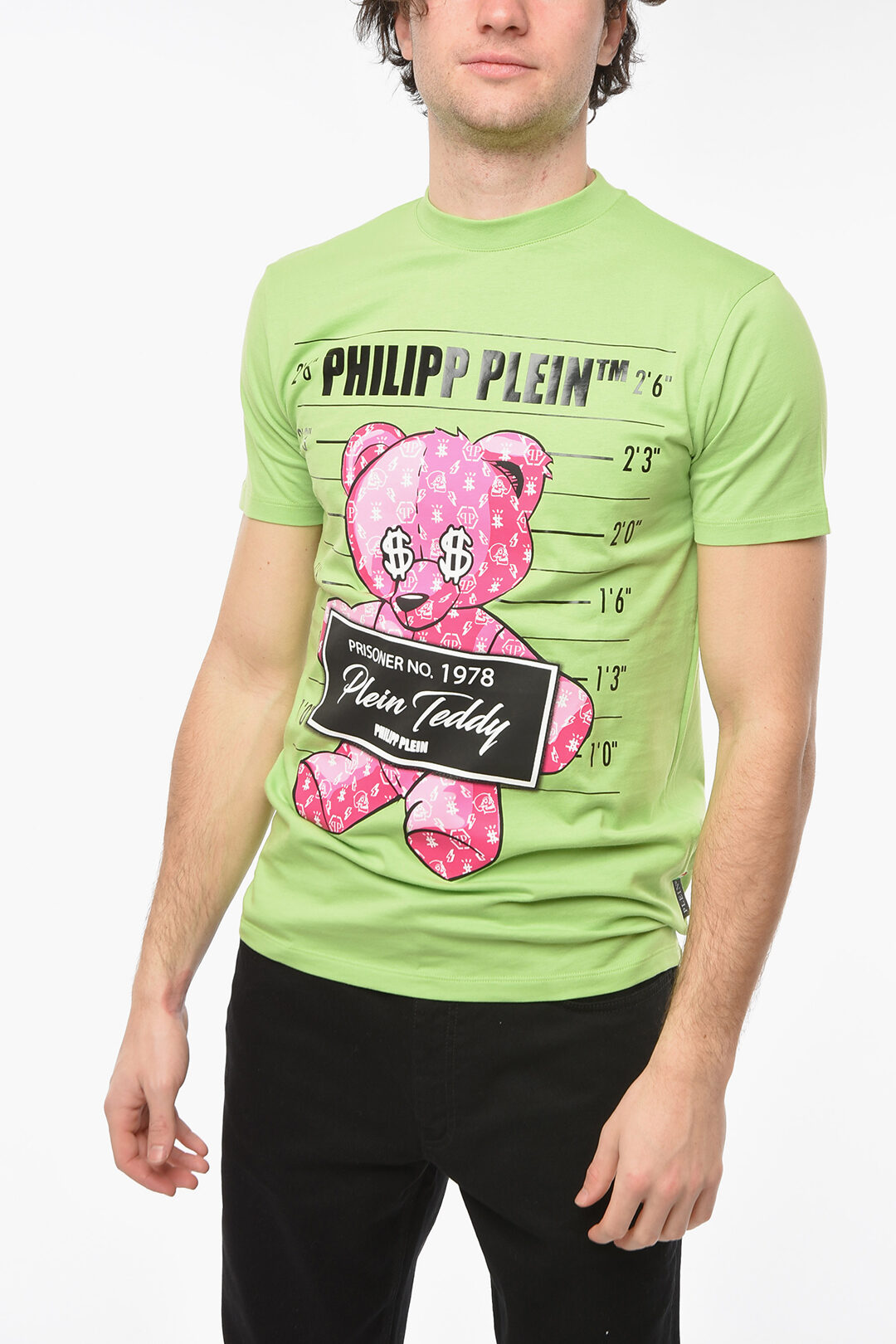 opwinding meester bevroren Philipp Plein HOMME EST.1978 LIMITED EDITION Allover Printed TEDDY BEAR  T-shirt with Contrasting Lettering men - Glamood Outlet
