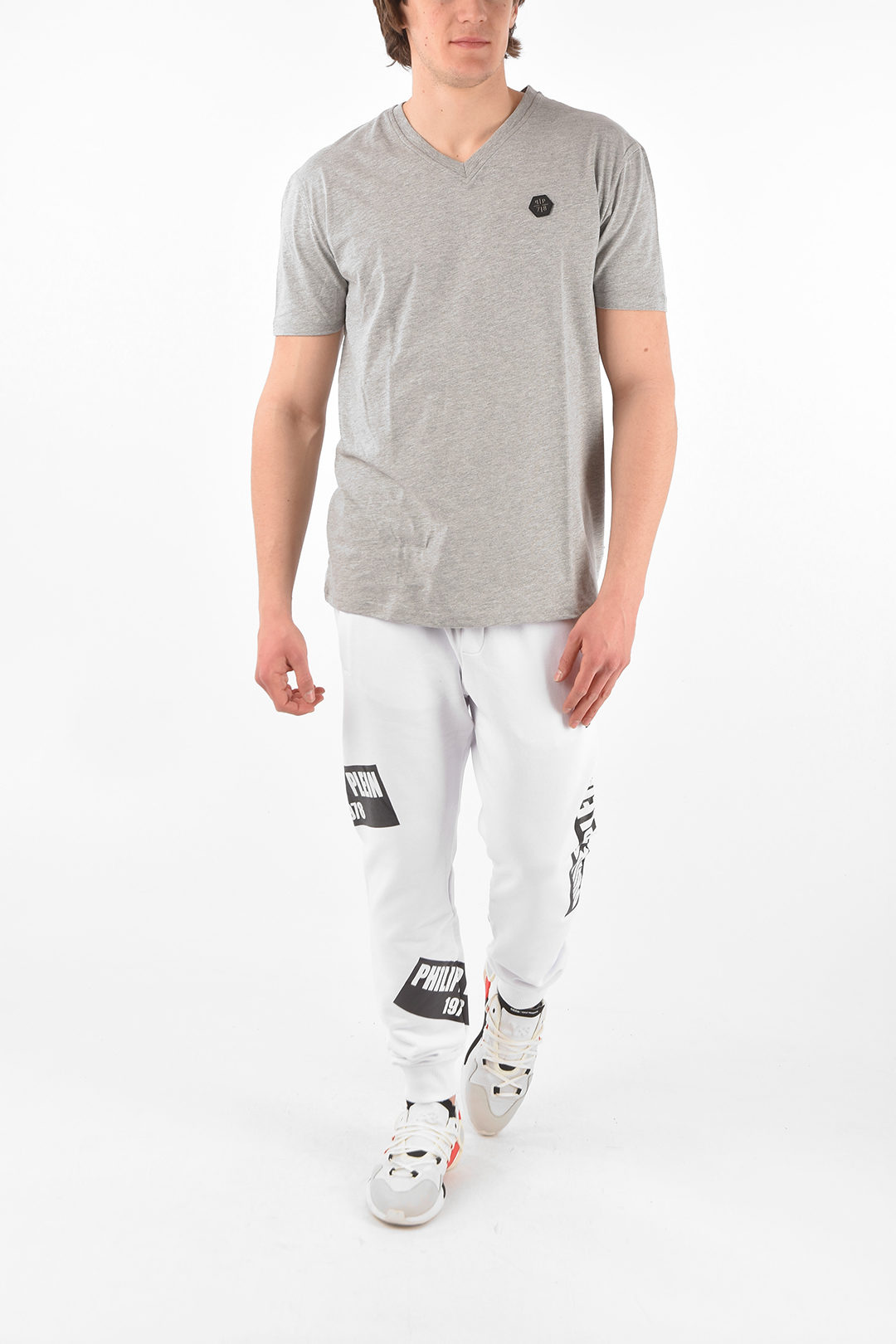 Philipp Plein HOMME V Neck HEXAGON 