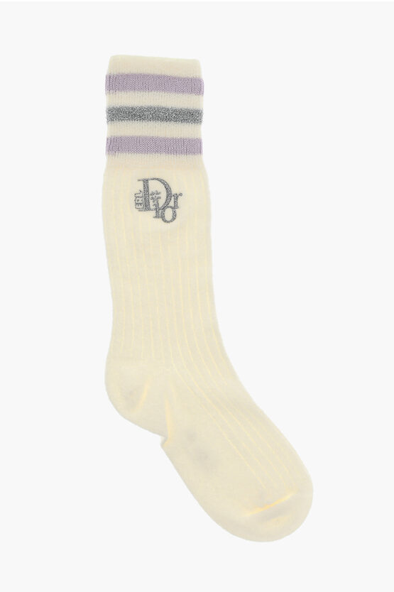 Shop Dior Homme X Erl Terry-cotton Socks