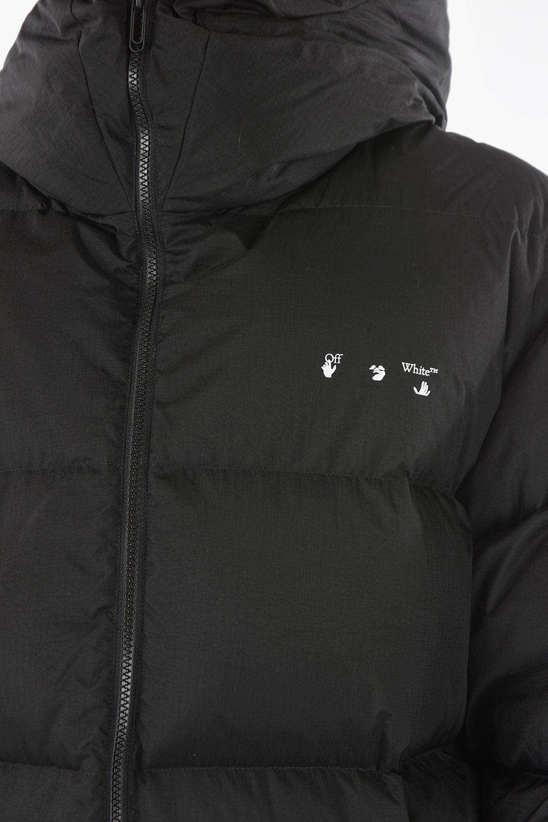 OffWhite Hooded Baggy Padded Jacket men Glamood Outlet