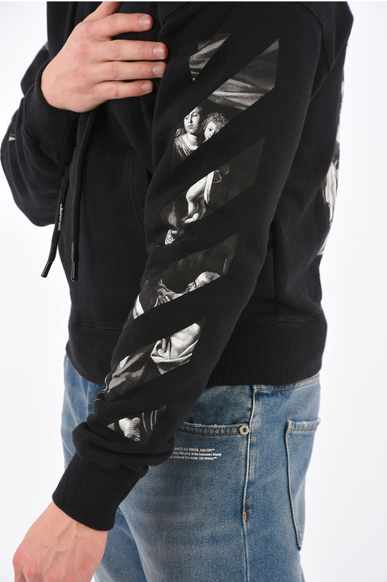 Off-White Hooded CARAVAGGIO SQUARE Sweatshirt men - Glamood Outlet