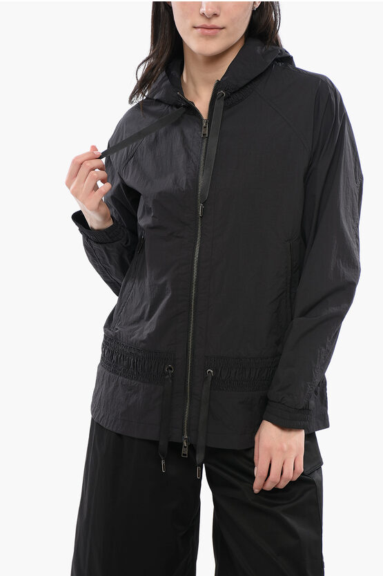 Woolrich Hooded Crinkle Windbreaker