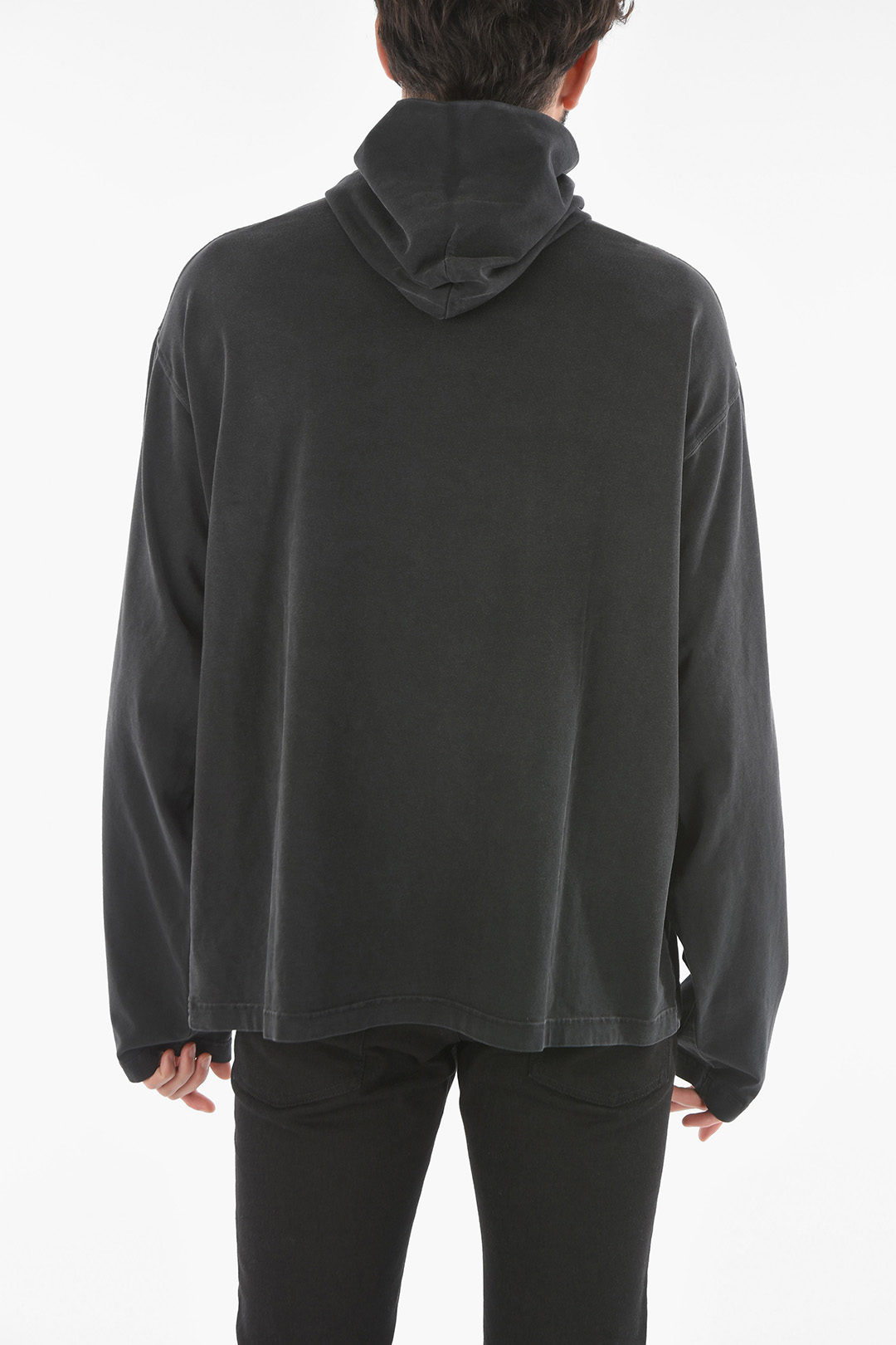 Balenciaga Hooded EST. 1917 Cotton T-Shirt unisex men women - Glamood Outlet