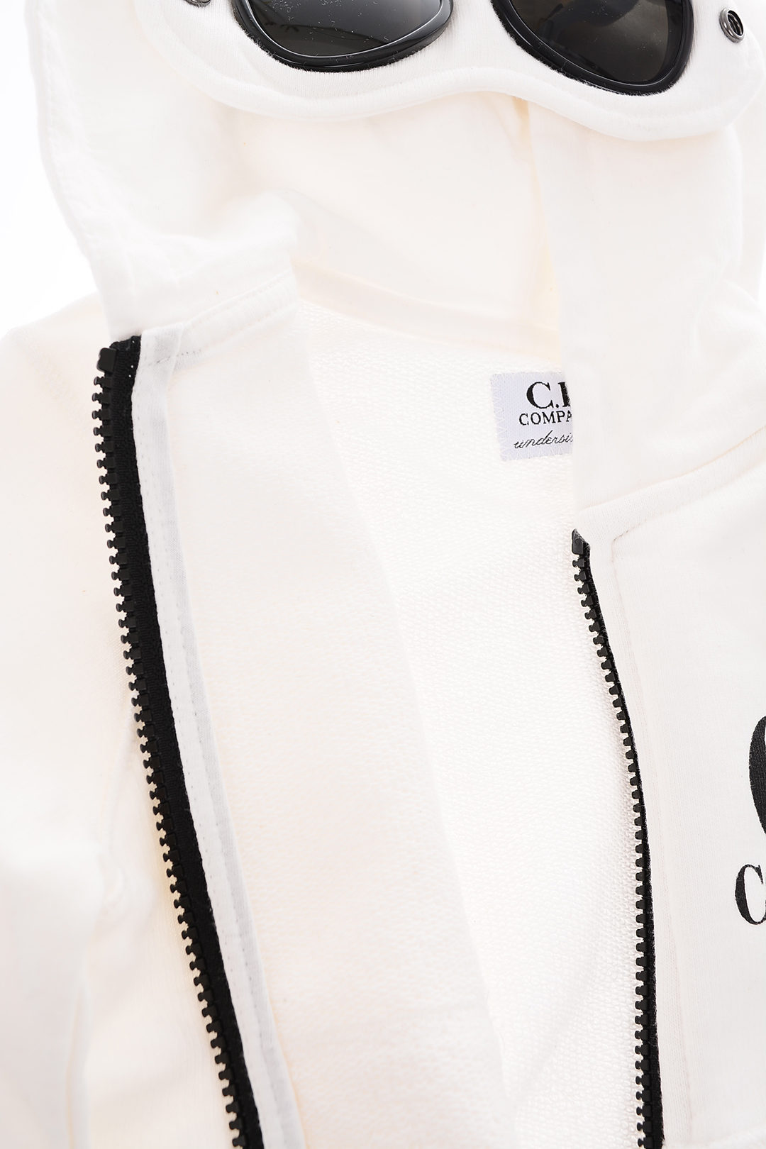 【C.P. Company】Hood Zip Up Black White 25SS 24694039_54677462_600.jpg