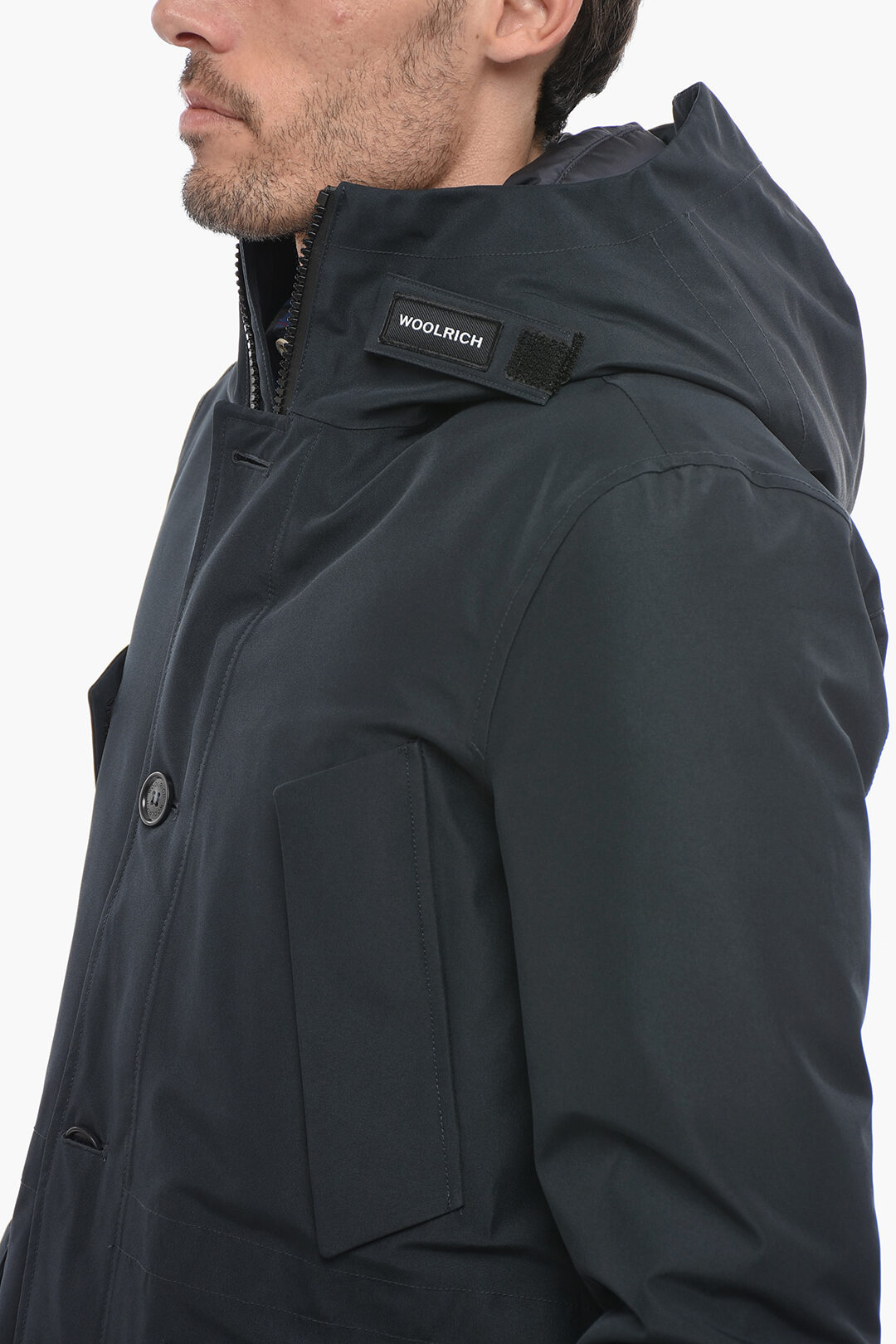 Woolrich Hooded GTX MOUNTAIN Down Jacket men - Glamood Outlet