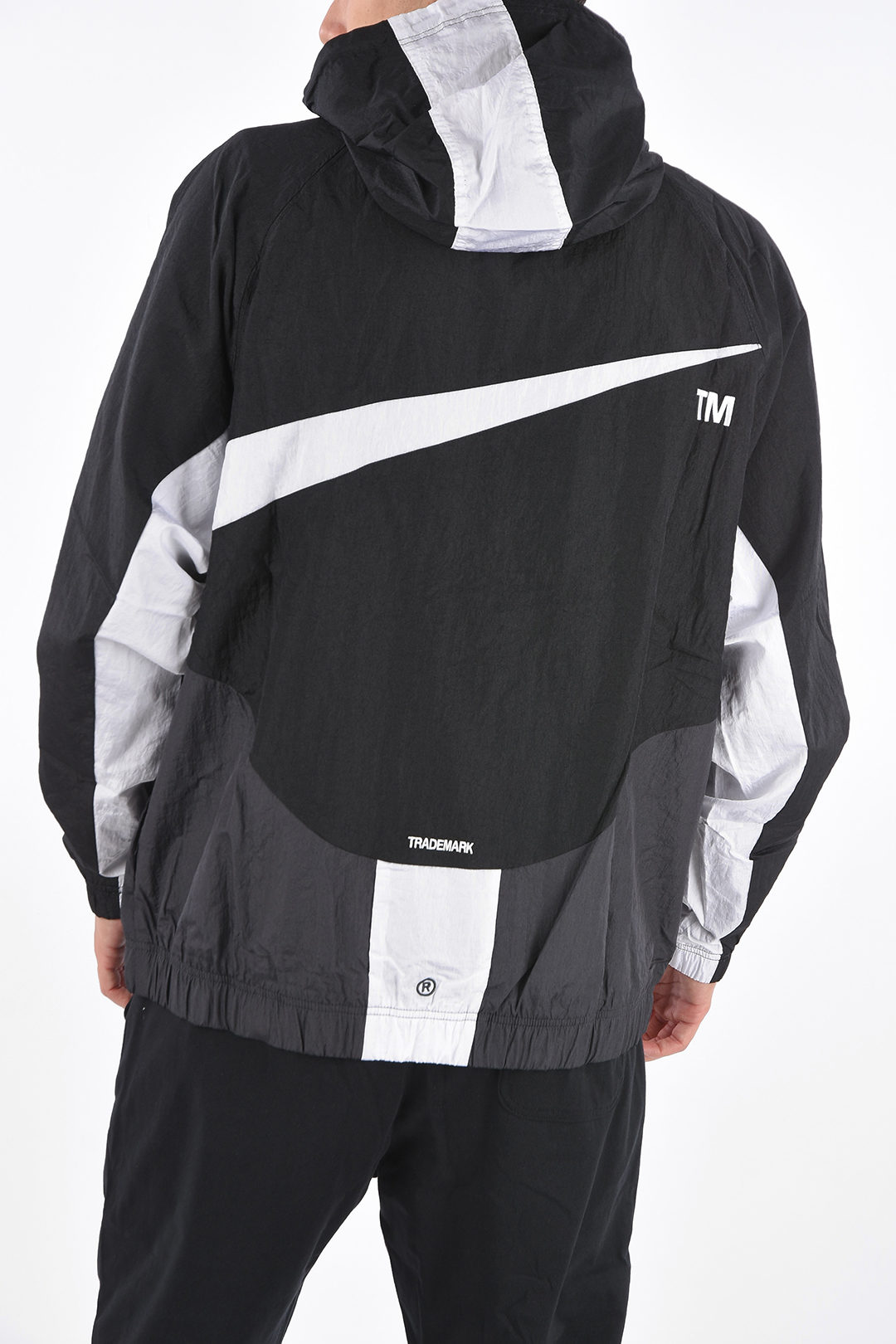nike quilted zip front hooded jacket