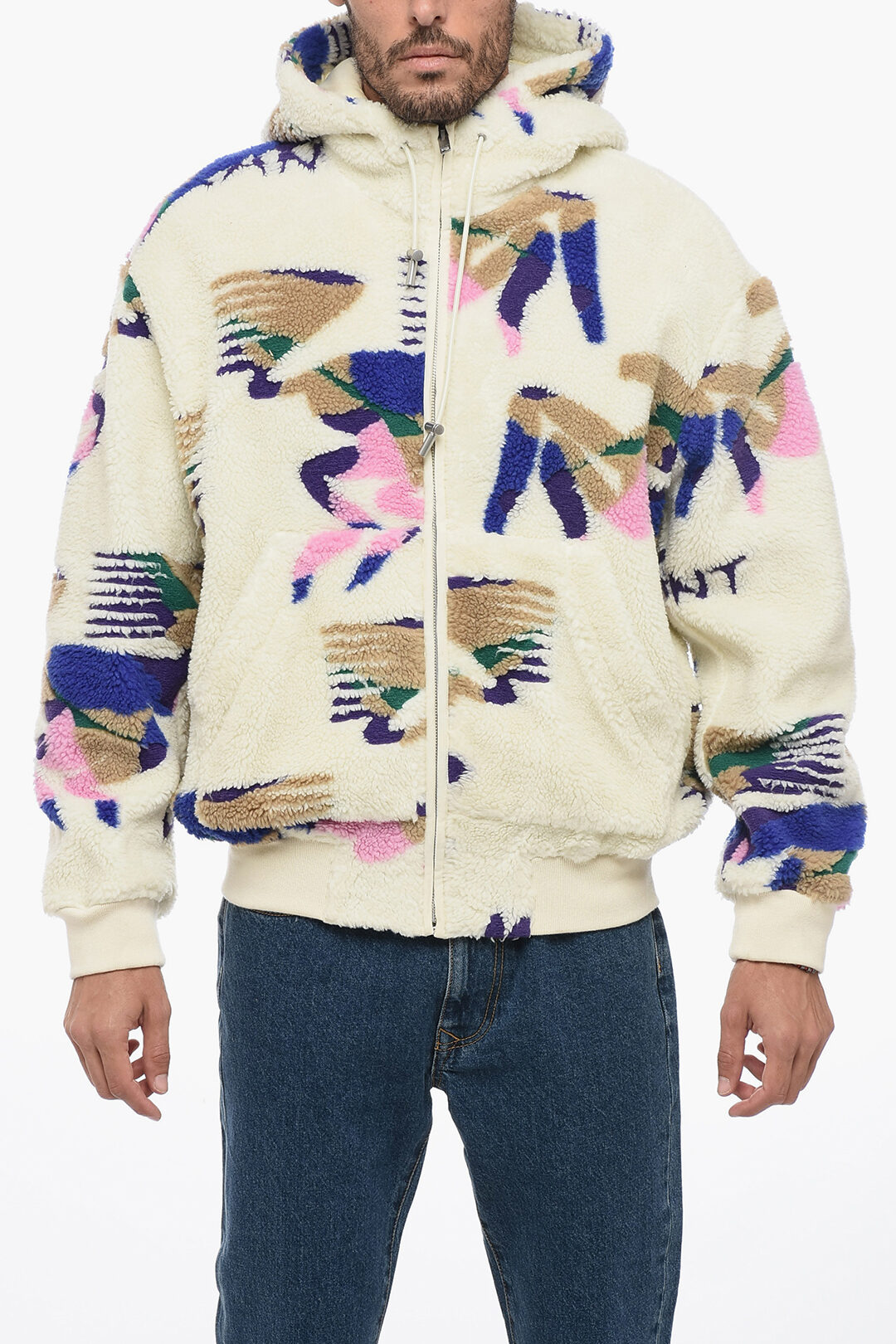 Isabel Marant Hooded MIKORI Teddy Jacket men - Glamood Outlet