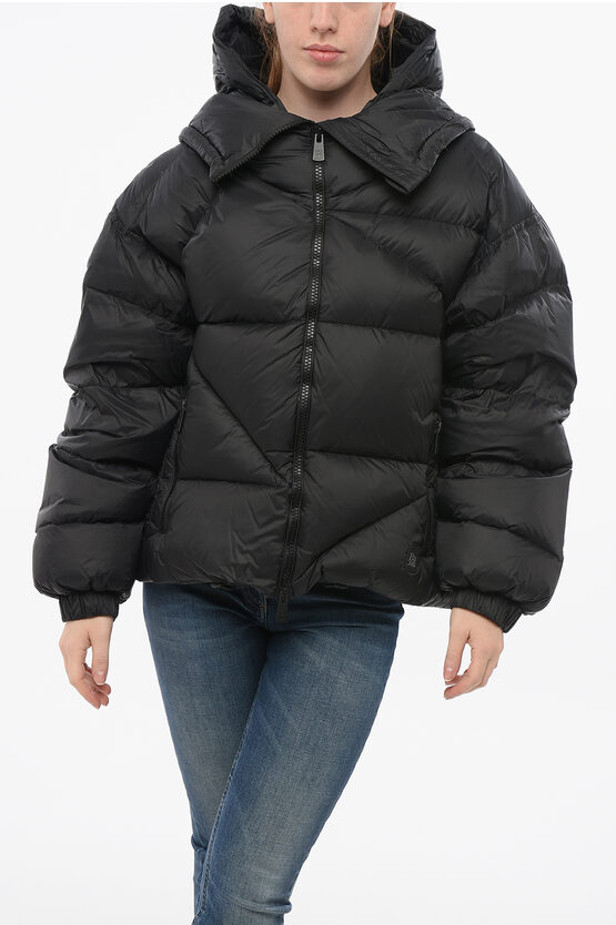 Bacon Hooded New Double Down Jacket With Front Zip