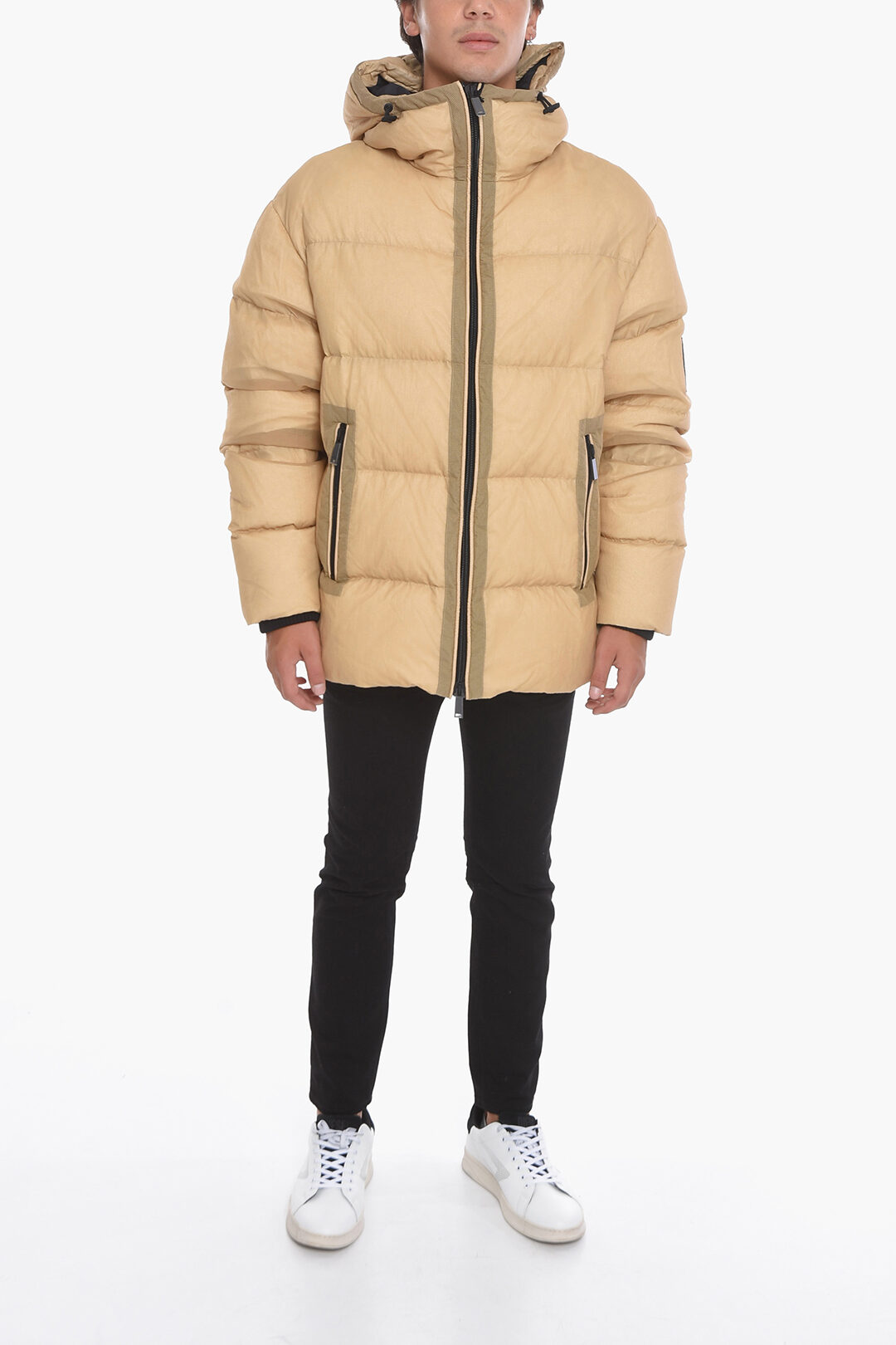 Dsquared2 Hooded Puffer Jacket With Drawstrings men - Glamood Outlet
